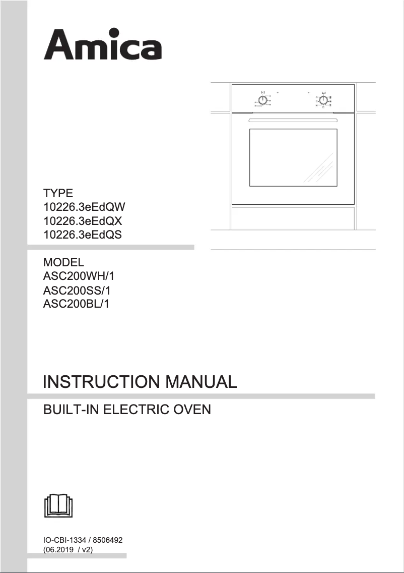 Page 1 de la notice Manuel utilisateur Amica ASC200BL