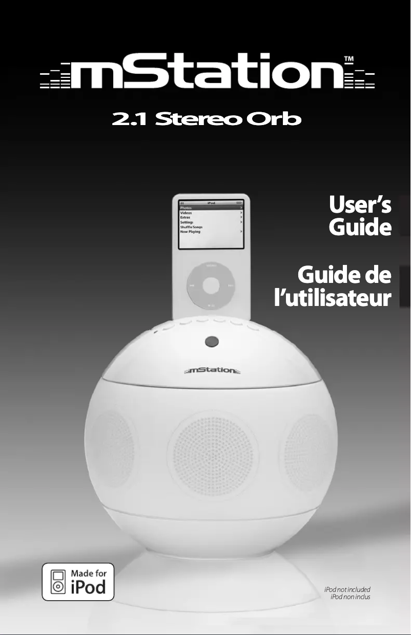 Page 1 de la notice Manuel utilisateur Nextar MA566