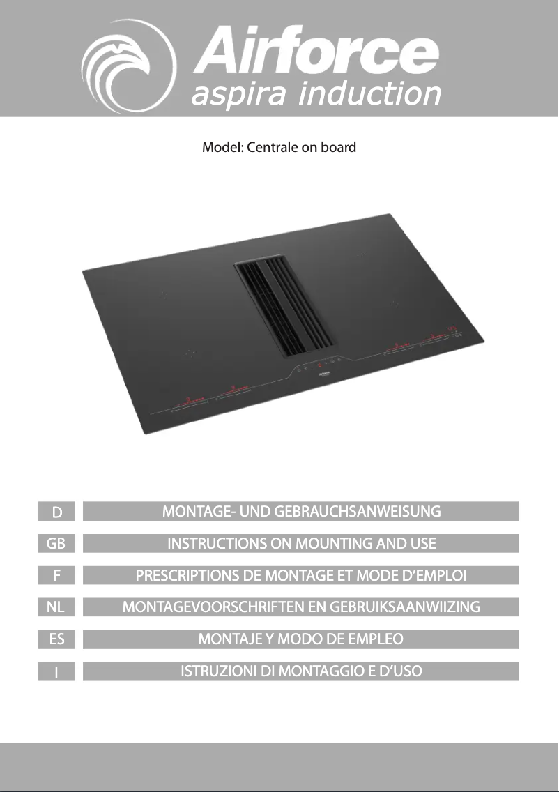 Page 1 de la notice Manuel utilisateur Airforce Centrale On Board