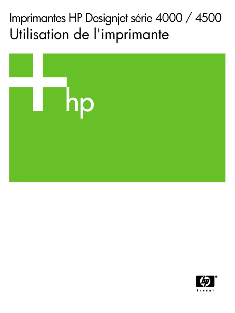 Página 1 del manual Manual de usuario HP Designjet 4500