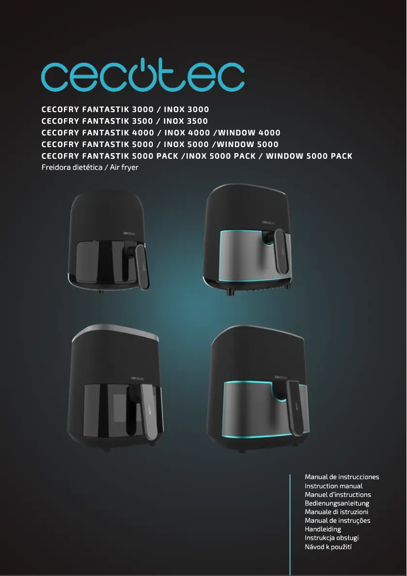 Page n°1 - Manuel utilisateur Cecotec Cecofry Fantastik 5000
