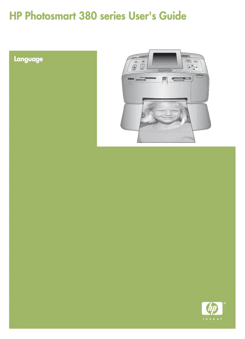 Image de la première page du manuel de l'appareil Photosmart 385