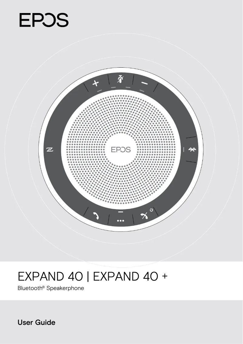 Página 1 del manual Manual de usuario Sennheiser EPOS Expand 40+