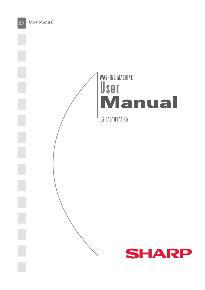 Page n°1 - Manuel utilisateur Sharp ES-FA5101W1