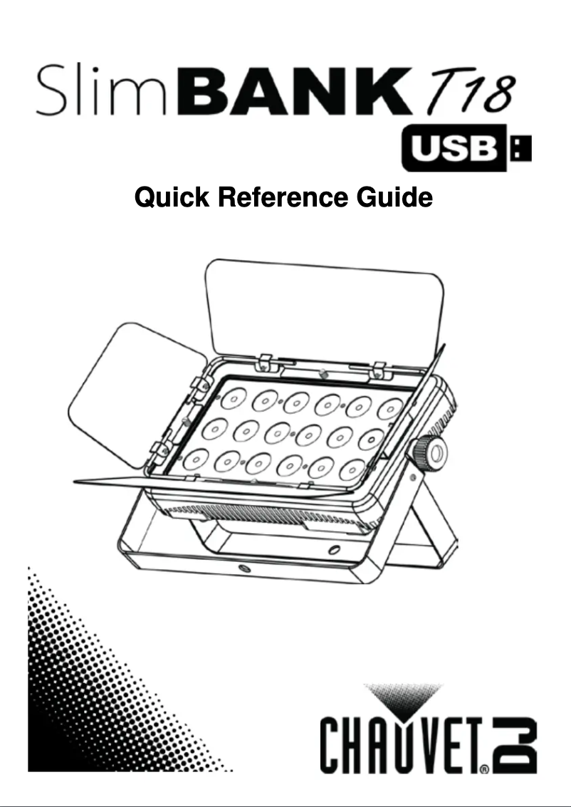 Page n°1 - Manuel utilisateur Chauvet SlimBANK T18 USB