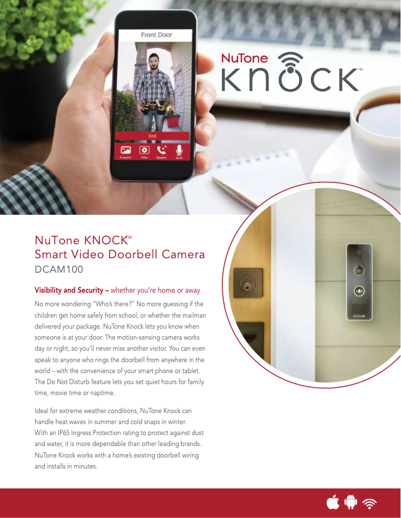 Página 1 del manual Folleto NuTone LA227WH