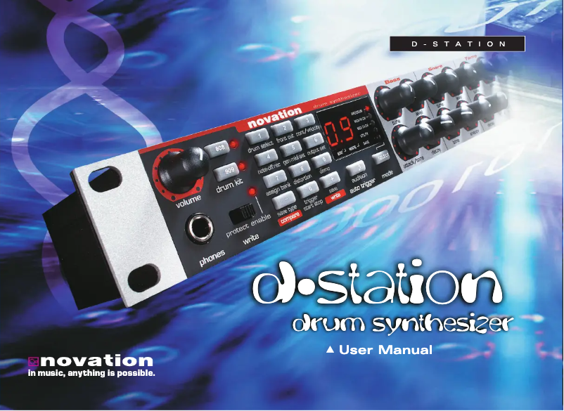 Page n°1 - Manuel utilisateur Novation D-Station