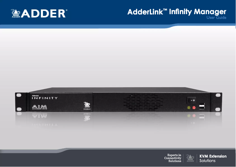 Page n°1 - Manuel utilisateur Adder AIM-24