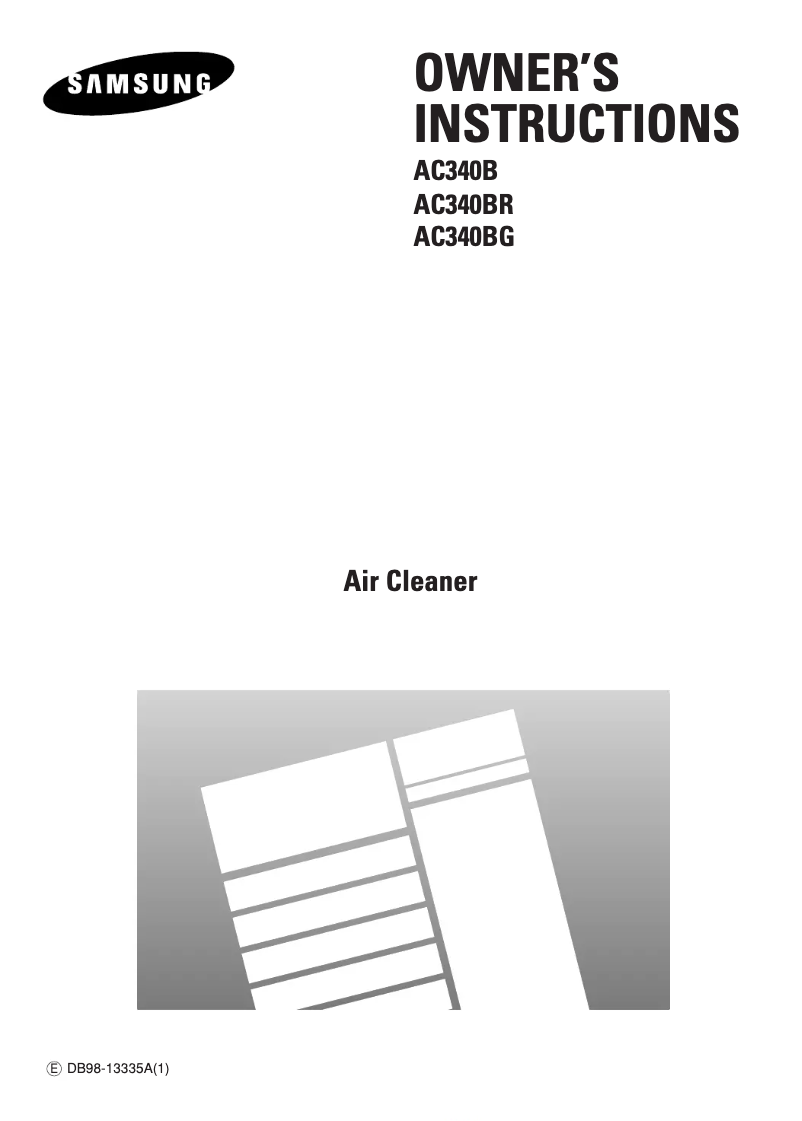 Page 1 de la notice Manuel utilisateur Samsung AC340B