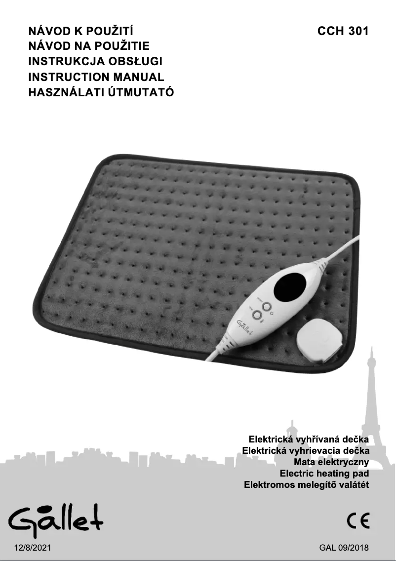 Page n°1 - Manuel utilisateur Gallet CCH 301