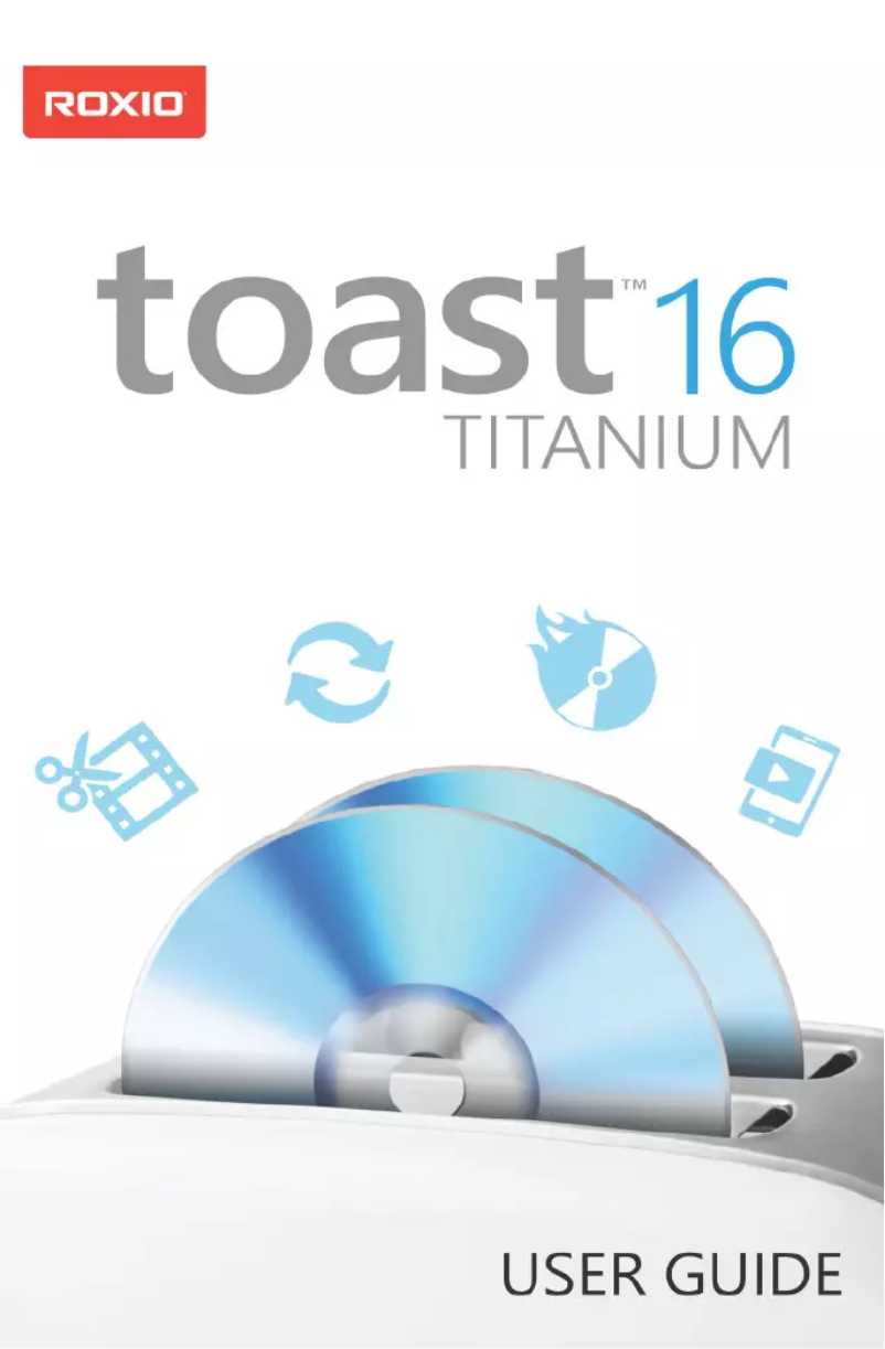 Page 1 de la notice Manuel utilisateur Corel Roxio Toast Titanium 16