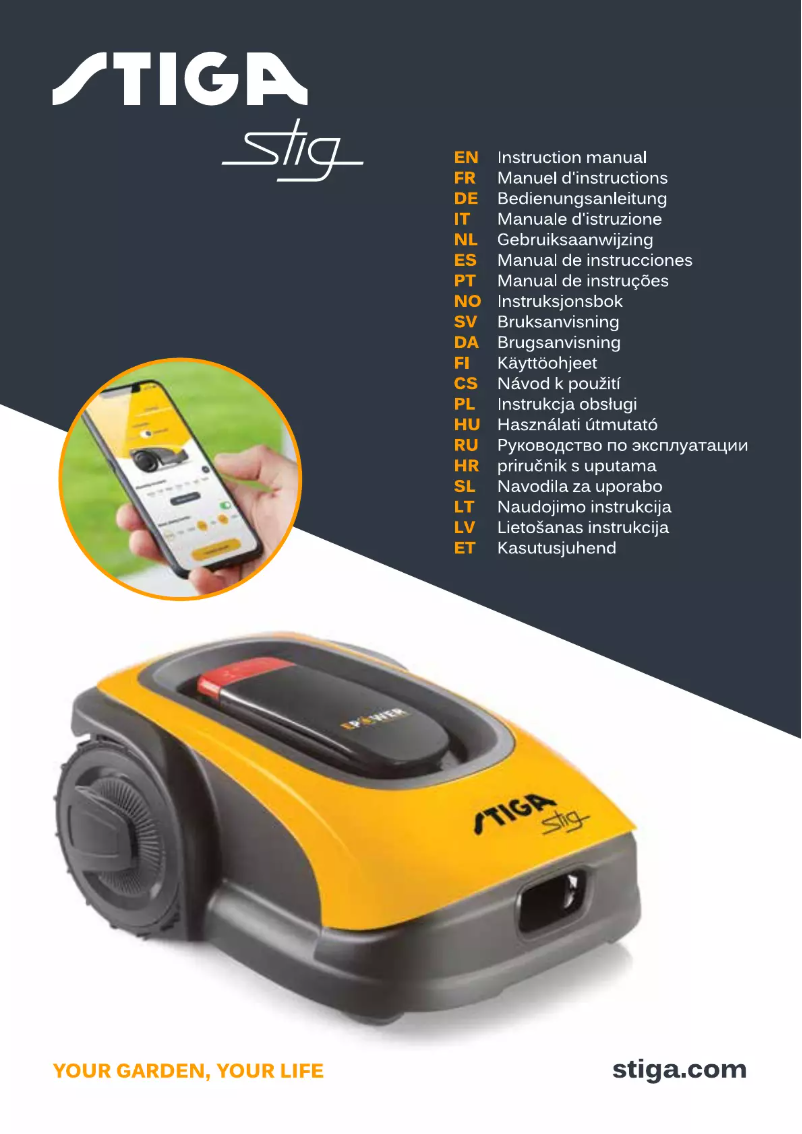 Page n°1 - Manuel utilisateur Stiga Stig