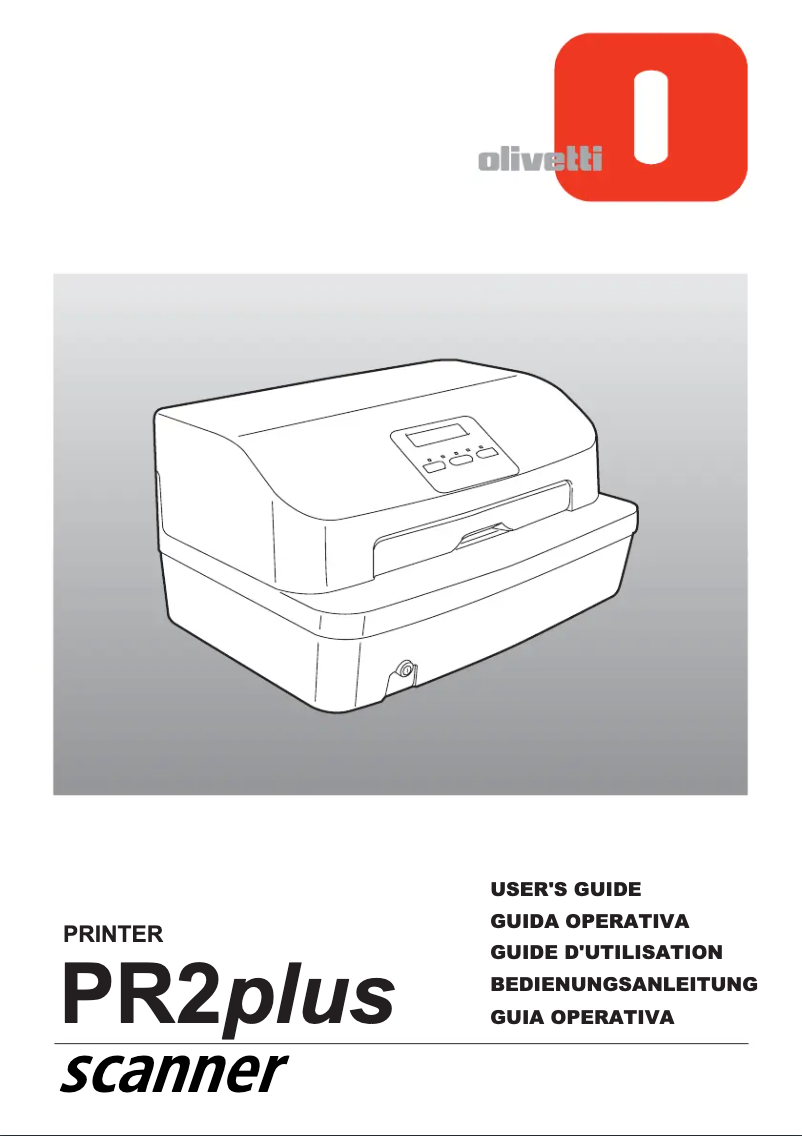 Page 1 de la notice Manuel utilisateur Olivetti PR2