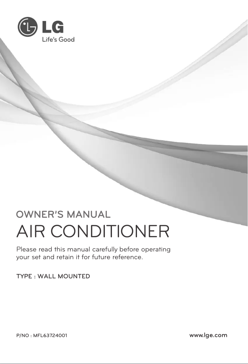 Page 1 de la notice Manuel utilisateur LG ASUW186C2U1