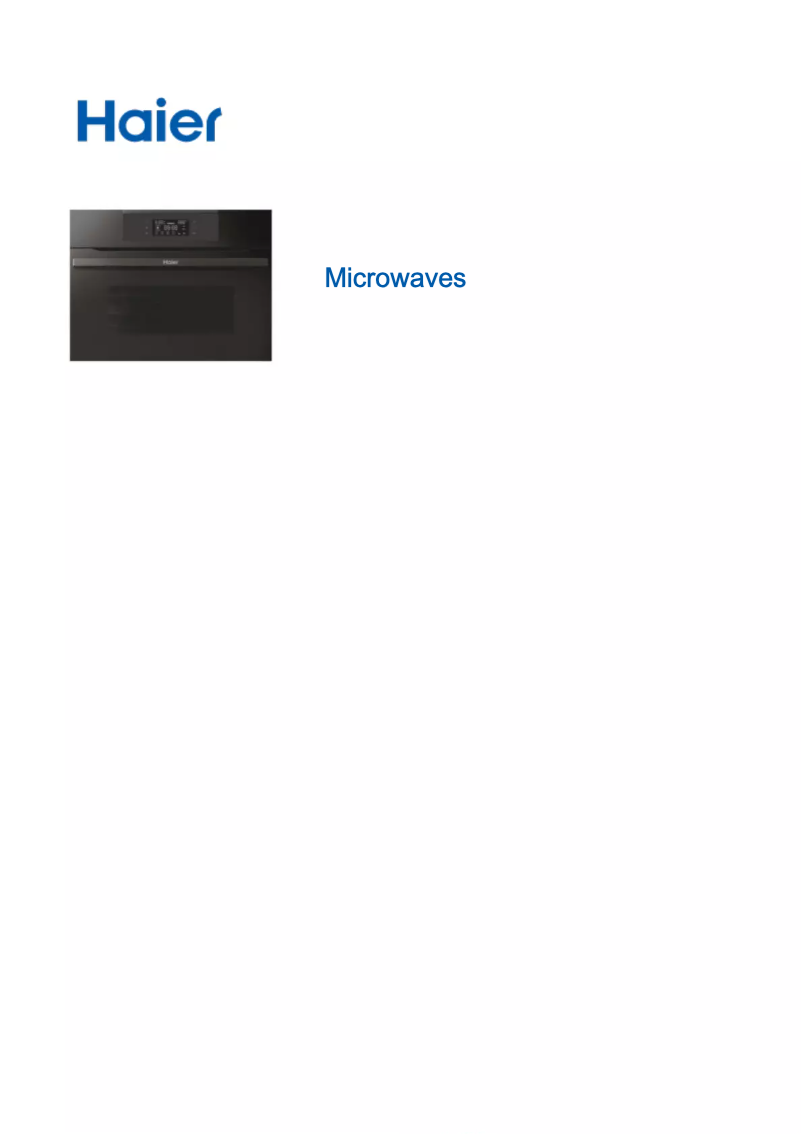 Image de la première page du manuel de l'appareil HWO45NB2H0B1