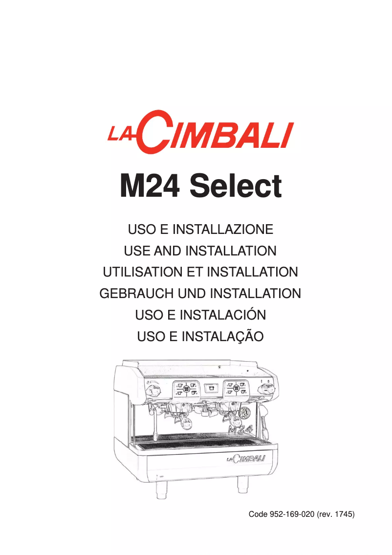 Page 1 de la notice Manuel utilisateur La Cimbali M24