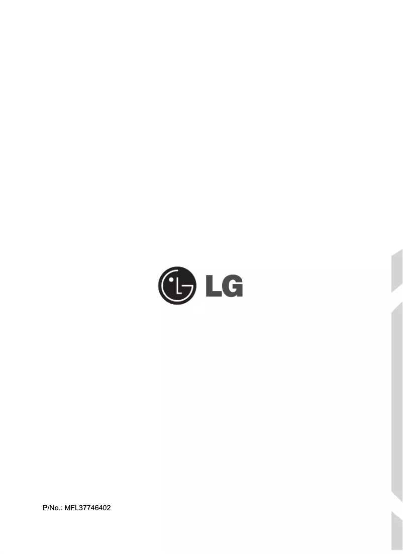 Page n°1 - Manuel utilisateur LG F1222QD