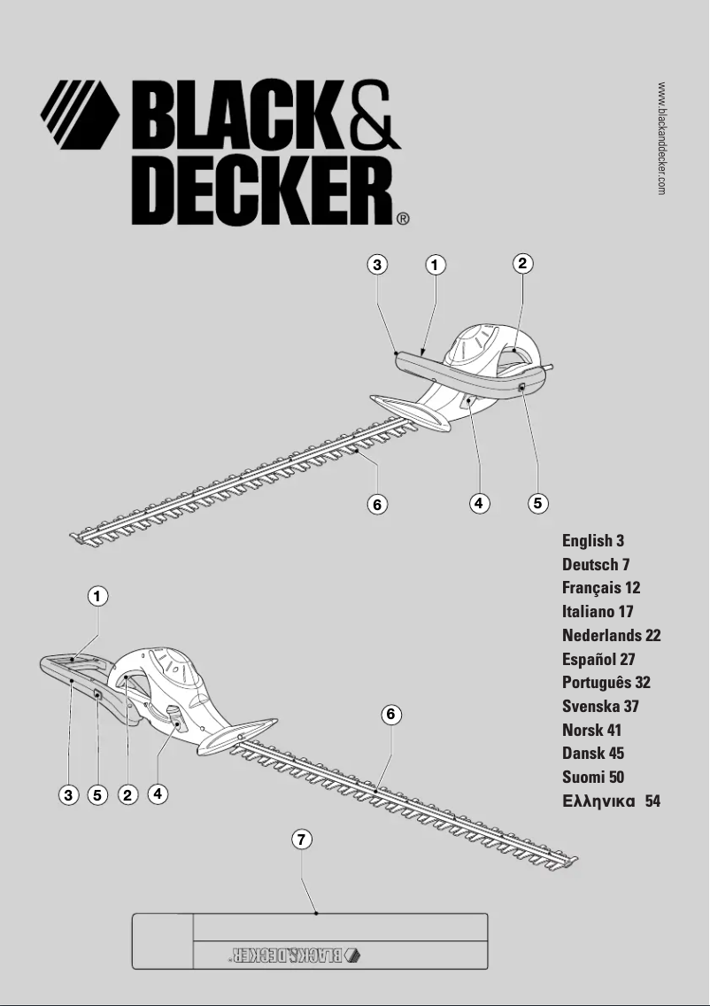 Page n°1 - Manuel utilisateur Black & Decker GT545