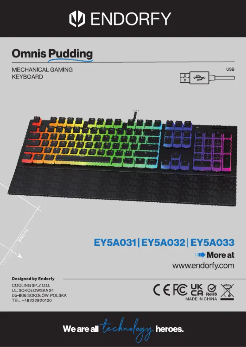 Page 1 de la notice Manuel utilisateur ENDORFY Omnis Pudding