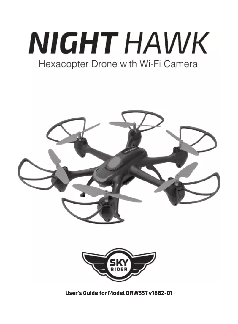 Page 1 de la notice Manuel utilisateur GPX Night Hawk