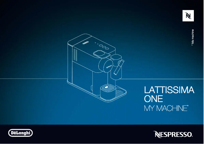 Image de la première page du manuel de l'appareil Nespresso Lattissima One