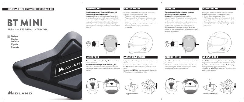 Page 1 de la notice Guide d'installation Midland BT Mini