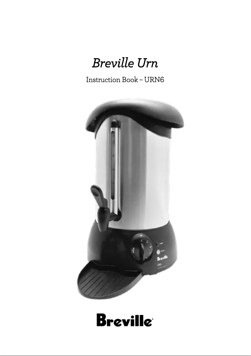 Page n°1 - Manuel utilisateur Breville the Hot & Ready URN6
