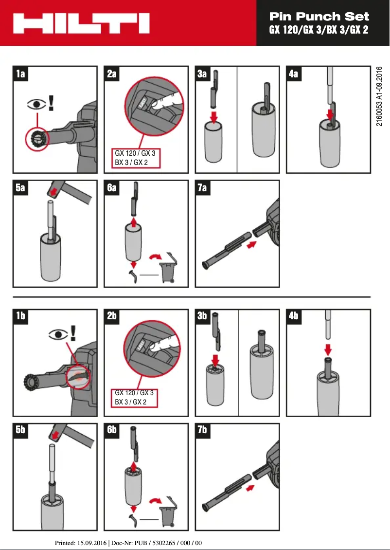 Image de la première page du manuel de l'appareil GX 3-ME