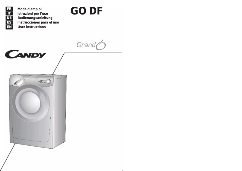 Page n°1 - Manuel utilisateur Candy GO 147DF-14S