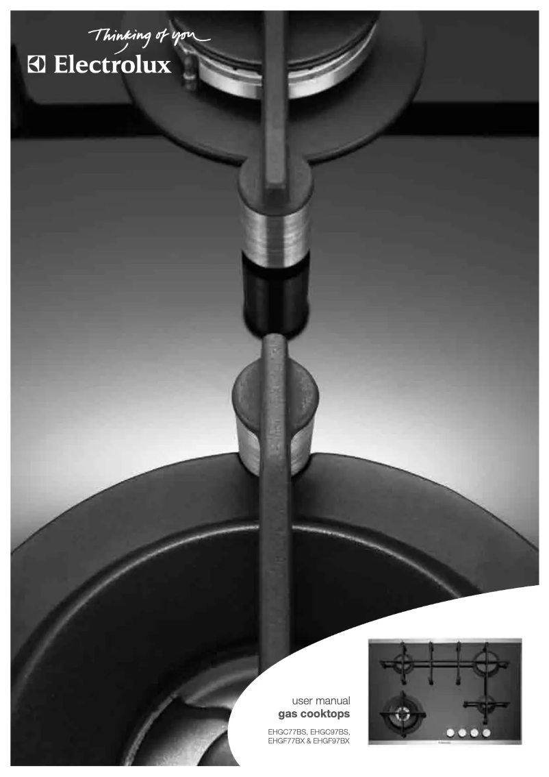 Página 1 del manual Manual de usuario Electrolux EHGF97BX