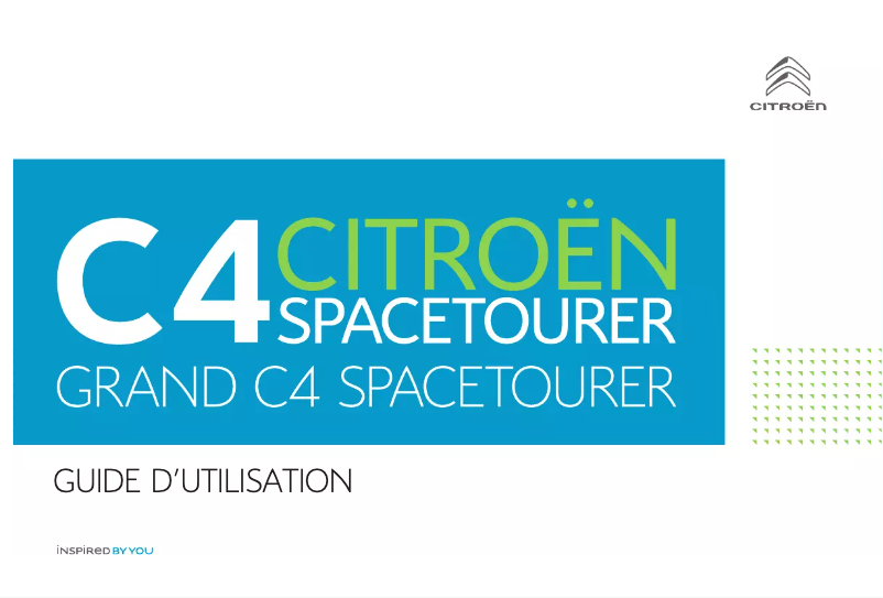 Page 1 de la notice Manuel utilisateur Citroën C4 SpaceTourer (2021)