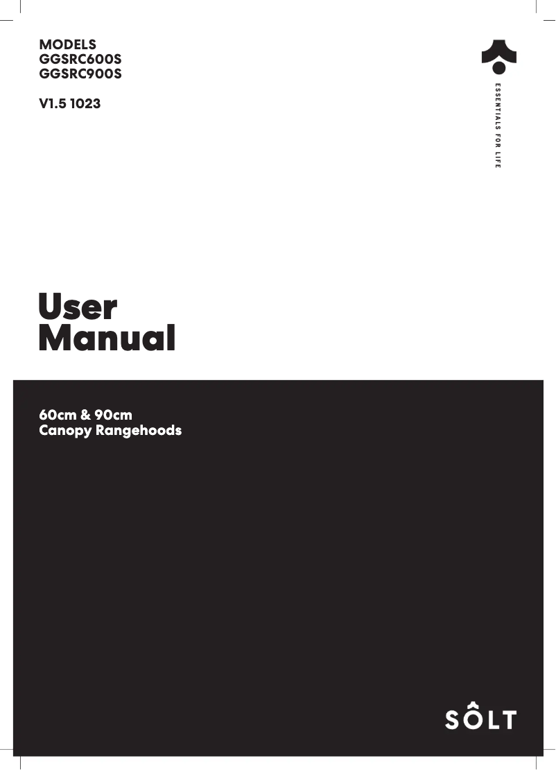 Page n°1 - Manuel utilisateur Sôlt GGSRC900S