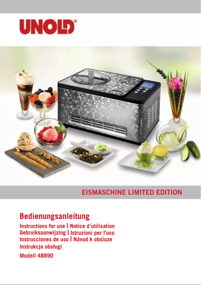 Page n°1 - Manuel utilisateur Unold 48890