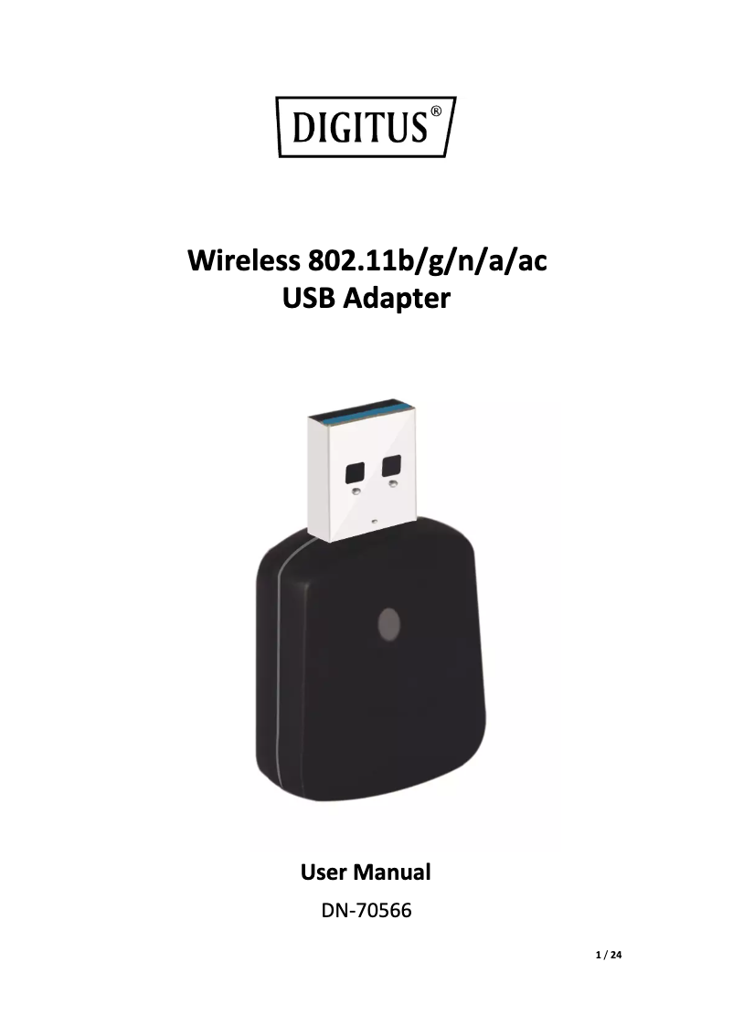 Image de la première page du manuel de l'appareil DN-70566