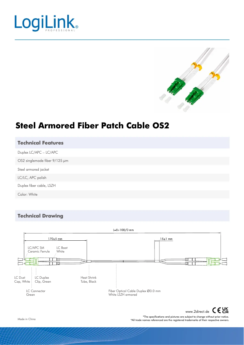 Page 1 de la notice Manuel utilisateur LogiLink FC0LC15