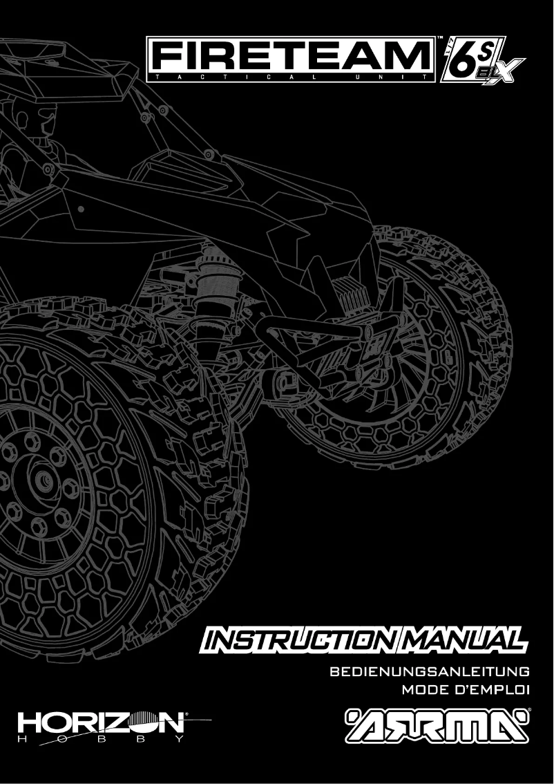 Página 1 del manual Manual de usuario ARRMA FIRETEAM 6S