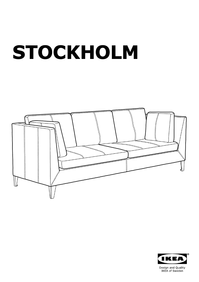 Page 1 de la notice Manuel utilisateur Ikea STOCKHOLM 302.450.44