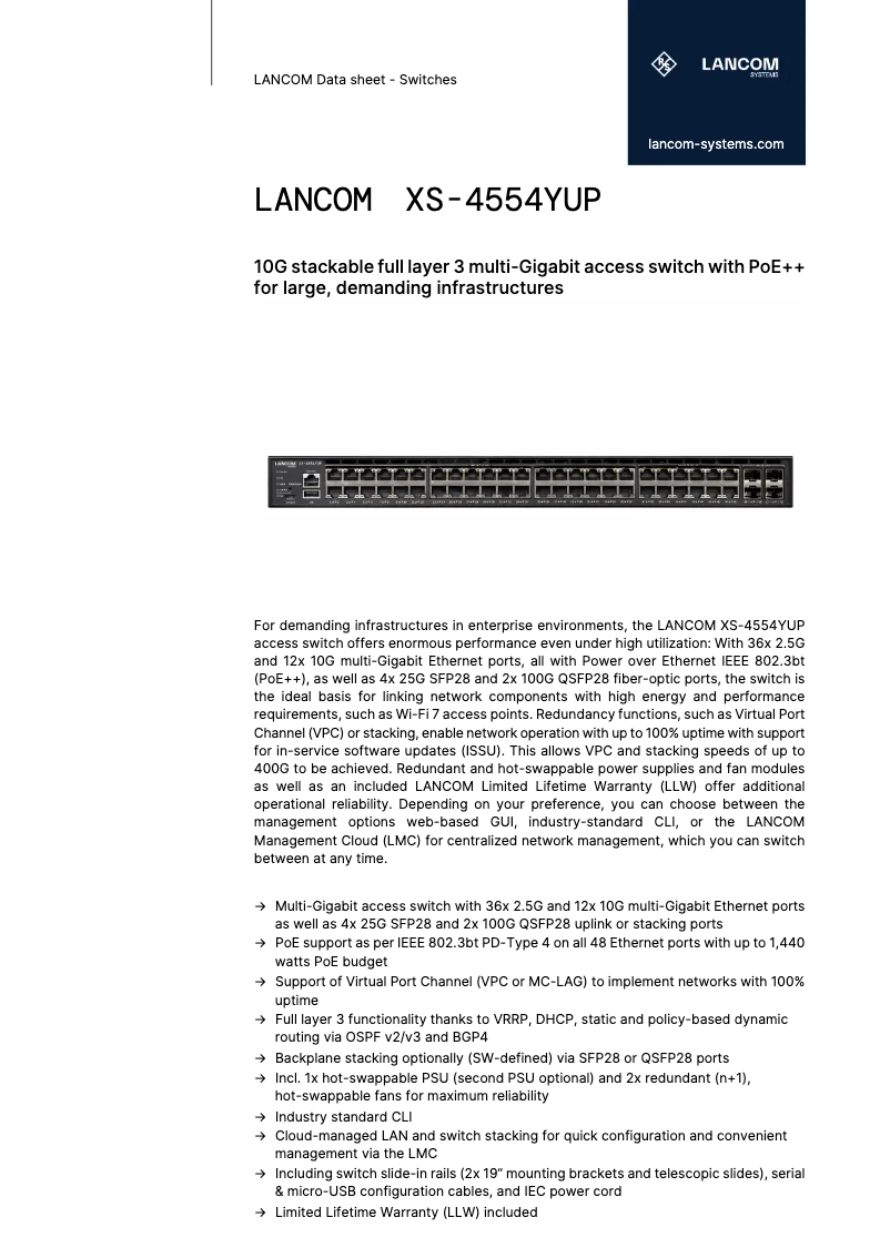 Image de la première page du manuel de l'appareil XS-4554YUP
