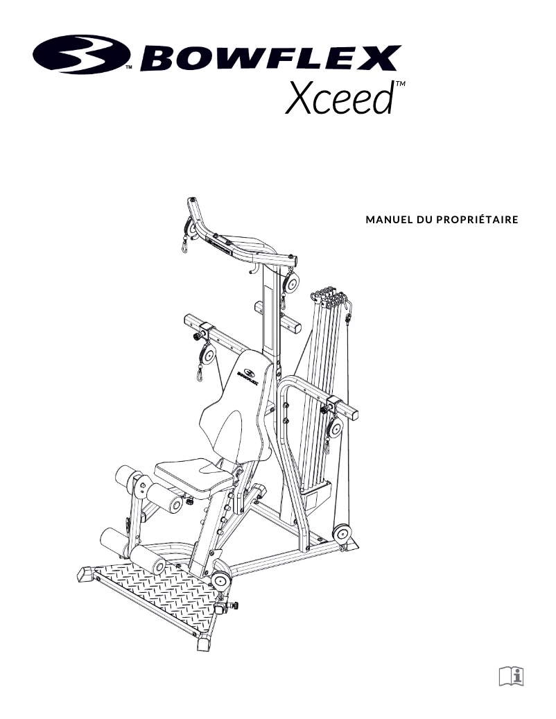 Page n°1 - Manuel utilisateur Bowflex Xceed