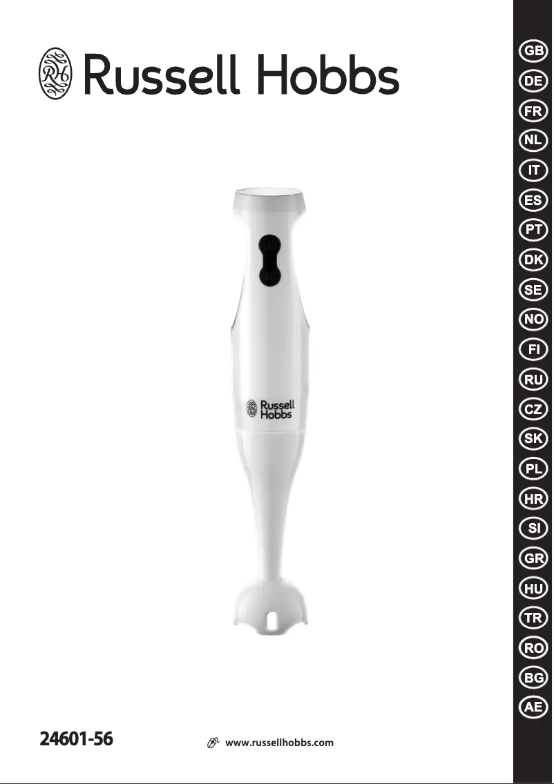 Page 1 de la notice Manuel utilisateur Russell Hobbs 24601-56
