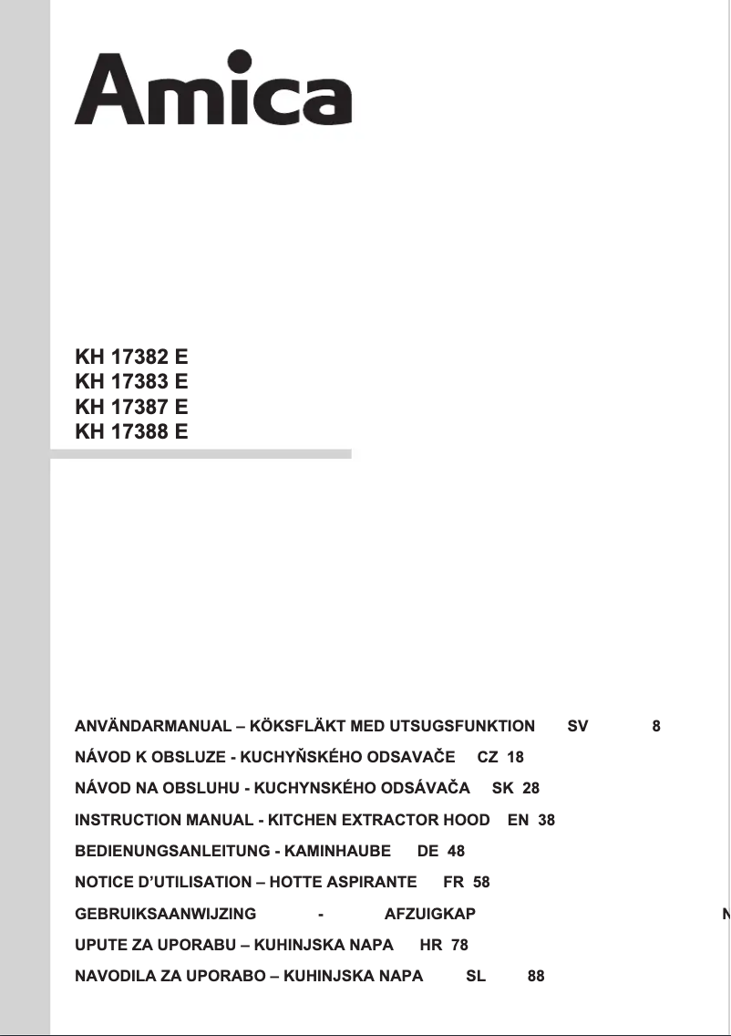 Image de la première page du manuel de l'appareil KH 17387 E