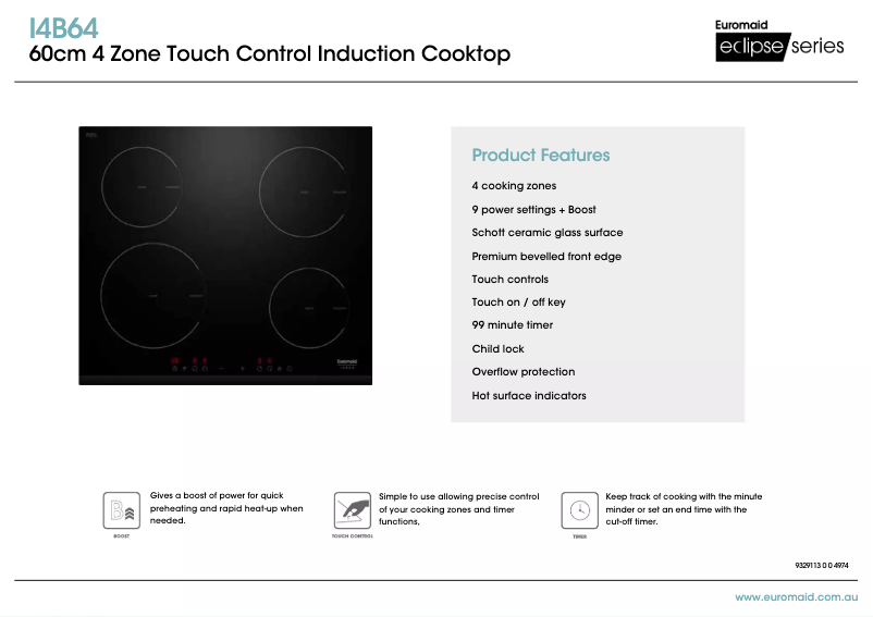 Page n°1 - Fiche technique Euromaid I4B64