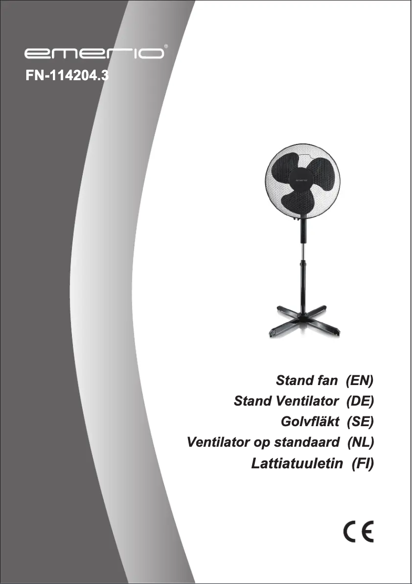 Page n°1 - Manuel utilisateur Emerio FN-114204.3