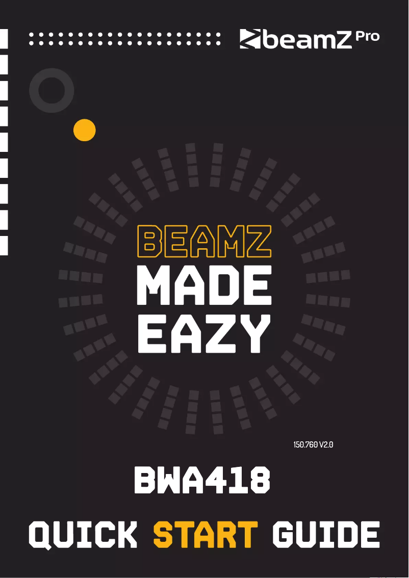 Image de la première page du manuel de l'appareil BTF440Z