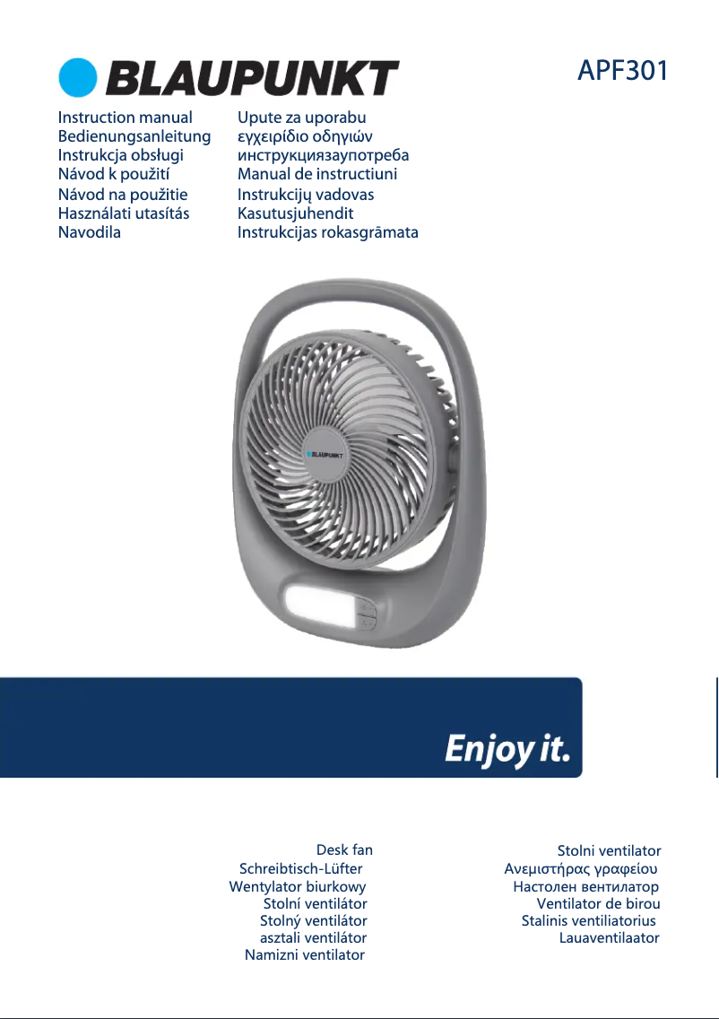 Page n°1 - Manuel utilisateur Blaupunkt APF301