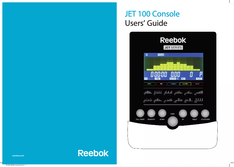 Page n°1 - Manuel utilisateur Reebok JET 100 Console