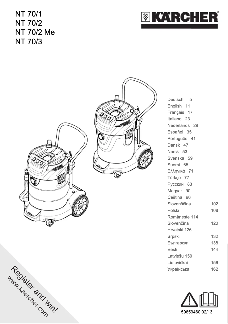 Image de la première page du manuel de l'appareil NT 70/2