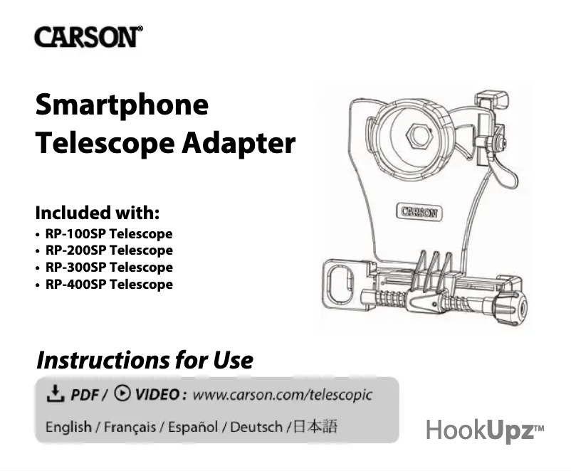 Page 1 de la notice Manuel utilisateur Carson RedPlanet RP-400