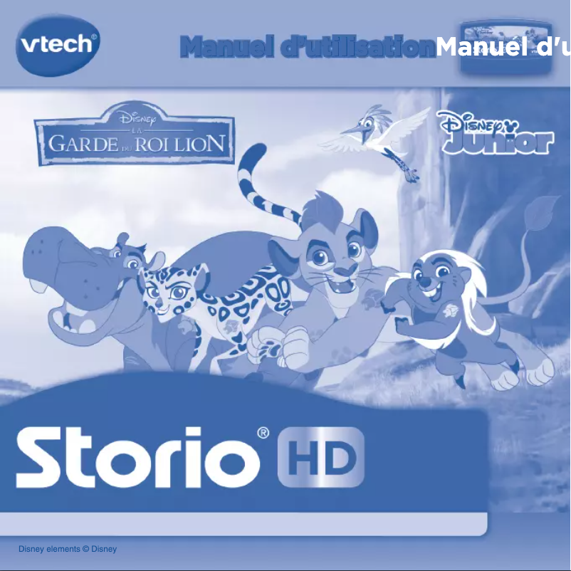 Page n°1 - Manuel utilisateur Vtech La garde du Roi Lion