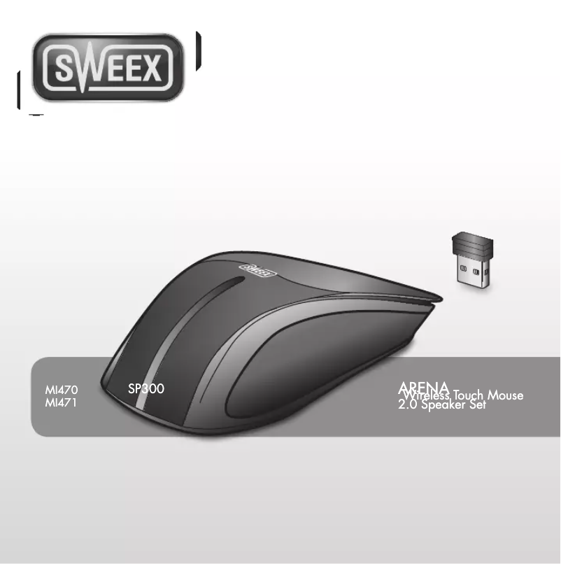 Page 1 de la notice Manuel utilisateur Sweex Wireless Touch MI471